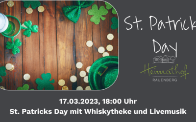 St. Patricks Day mit Livemusik und Whiskybar